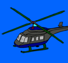 Dibujo Helicóptero  pintado por soni