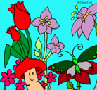 Dibujo Fauna y flora pintado por sofia