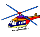 Dibujo Helicóptero  pintado por Carlitos