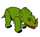 Dibujo Triceratops II pintado por alexis