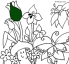 Dibujo Fauna y flora pintado por teosan