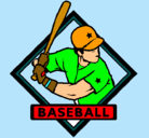 Dibujo Logo de béisbol pintado por asier