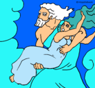 Dibujo El rapto de Perséfone pintado por pipe