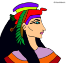 Dibujo Faraón pintado por beatriz