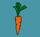 Dibujo zanahoria pintado por anderson