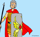 Dibujo Soldado romano II pintado por enrique