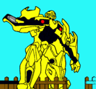 Dibujo Transformer pintado por Bumblebee