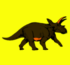 Dibujo Triceratops pintado por lluisguillemferre