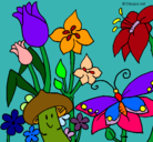 Dibujo Fauna y flora pintado por fabianyaleja