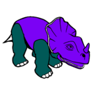 Dibujo Triceratops II pintado por jhanfranco