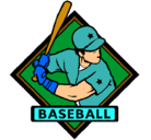 Dibujo Logo de béisbol pintado por deikler