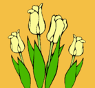 Dibujo Tulipanes pintado por joseirene