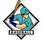 Dibujo Logo de béisbol pintado por graciasportodolaspia