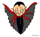 Dibujo Vampiro terrorífico pintado por Carlos