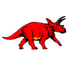 Dibujo Triceratops pintado por joan