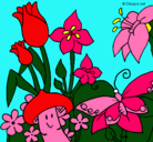 Dibujo Fauna y flora pintado por franchesca