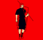 Dibujo Soldado romano pintado por juanmi
