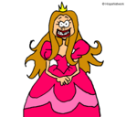 Dibujo Princesa fea pintado por PrincesaKarina