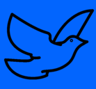 Dibujo Paloma de la paz pintado por mauriciot