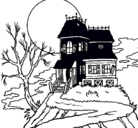 Dibujo Casa encantada pintado por miranda