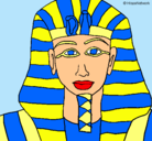 Dibujo Tutankamon pintado por Ambar554