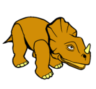 Dibujo Triceratops II pintado por DIEGO