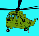 Dibujo Helicóptero al rescate pintado por andres