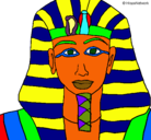 Dibujo Tutankamon pintado por tynon
