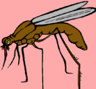 Dibujo Mosquito pintado por joan