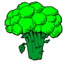 Dibujo Brócoli pintado por armando