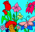 Dibujo Fauna y flora pintado por arianna