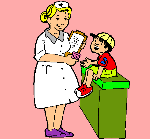 Enfermera y niño