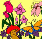 Dibujo Fauna y flora pintado por YADIRA