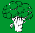 Dibujo Brócoli pintado por sofia
