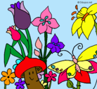 Dibujo Fauna y flora pintado por polita