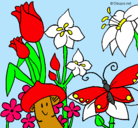 Dibujo Fauna y flora pintado por adri