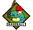 Dibujo Logo de béisbol pintado por Hermain