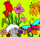 Dibujo Fauna y flora pintado por marianela