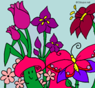 Dibujo Fauna y flora pintado por sayde