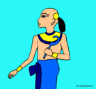 Dibujo Niño faraón pintado por CLARA