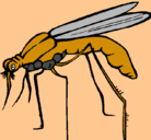 Dibujo Mosquito pintado por adri