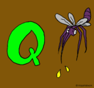 Dibujo Mosquito pintado por QUETZALLI