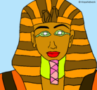 Dibujo Tutankamon pintado por jessicaperezdelgado