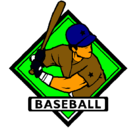 Dibujo Logo de béisbol pintado por livan