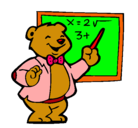 Dibujo Profesor oso pintado por luisafernanda