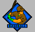 Dibujo Logo de béisbol pintado por jhjh