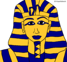Dibujo Tutankamon pintado por ramiro