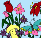 Dibujo Fauna y flora pintado por abraham