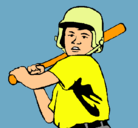 Dibujo Niño bateador pintado por daniel2004