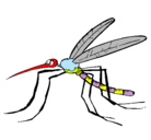 Dibujo Mosquito pintado por daviddengue
